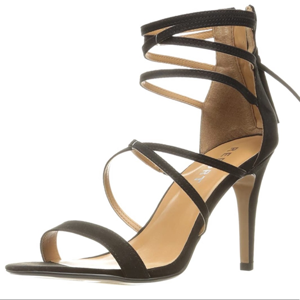 Report Arlo Strappy Stiletto Sandal Heel Black